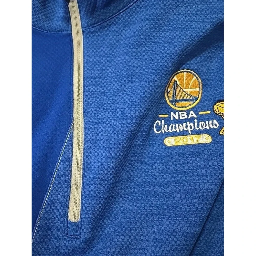 Columbia Golden State Warriors 2017 NBA Champions Pullover Mens 2XL Blue Tech GS
